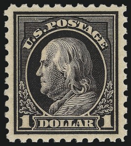 Sale 953, Lot 1172, 1913-15 Washington-Franklin Issues (Scott 424-461)