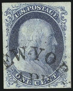 Sale 953, Lot 122, 1851-56 Issue (Scott 5-17)