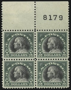 Sale 953, Lot 1255, 1917-19 Issues (Scott 481-524)
