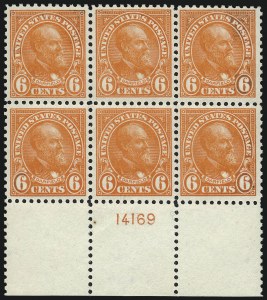 Sale 953, Lot 1302, 1922-29 Issues (Scott 551-621)