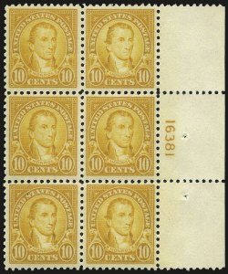 Sale 953, Lot 1306, 1922-29 Issues (Scott 551-621)