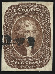 Sale Number 953, Lot Number 135, 1851-56 Issue (Scott 5-17)