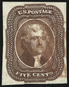 Sale Number 953, Lot Number 136, 1851-56 Issue (Scott 5-17)
