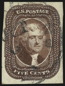 Sale Number 953, Lot Number 137, 1851-56 Issue (Scott 5-17)