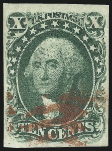 Sale 953, Lot 147, 1851-56 Issue (Scott 5-17)