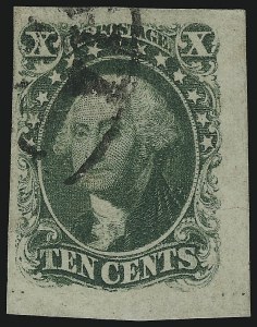 Sale 953, Lot 148, 1851-56 Issue (Scott 5-17)