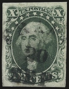Sale 953, Lot 159, 1851-56 Issue (Scott 5-17)