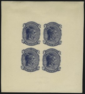 Sale 953, Lot 16, Essays, Proofs and Specimens