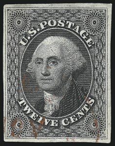 Sale 953, Lot 167, 1851-56 Issue (Scott 5-17)
