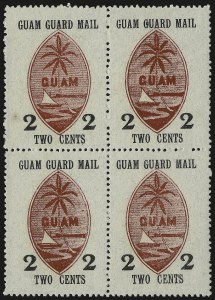 Sale 953, Lot 1718, Canal Zone, Guam