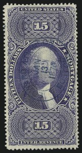 Sale 953, Lot 1800, Revenues (First Issue)