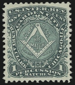 Sale 953, Lot 1859, Match Stamps
