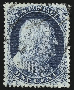 Sale 953, Lot 186, 1857-60 Issue (Scott 18-39)