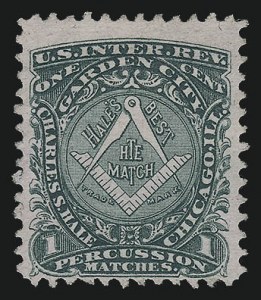 Sale 953, Lot 1862, Match Stamps