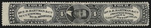 Sale 953, Lot 1877, Medicine Stamps