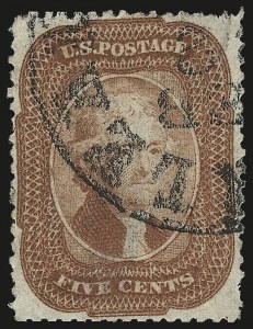Sale 953, Lot 210, 1857-60 Issue (Scott 18-39)