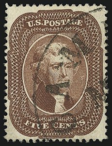 Sale 953, Lot 214, 1857-60 Issue (Scott 18-39)