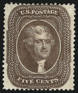 Sale Number 953, Lot Number 228, 1857-60 Issue (Scott 18-39)