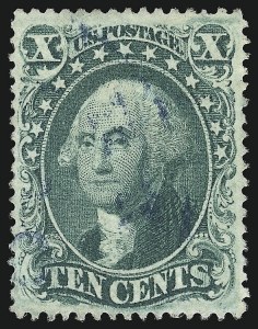 Sale Number 953, Lot Number 242, 1857-60 Issue (Scott 18-39)