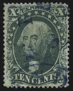 Sale 953, Lot 248, 1857-60 Issue (Scott 18-39)