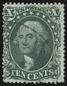 Sale 953, Lot 252, 1857-60 Issue (Scott 18-39)