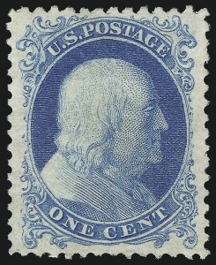 Sale 953, Lot 283, 1875 Reprint of 1857-60 Issue (Scott 40-47)