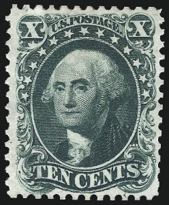 Sale 953, Lot 288, 1875 Reprint of 1857-60 Issue (Scott 40-47)