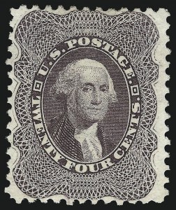 Sale 953, Lot 290, 1875 Reprint of 1857-60 Issue (Scott 40-47)