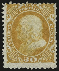 Sale 953, Lot 293, 1875 Reprint of 1857-60 Issue (Scott 40-47)