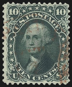 Sale 953, Lot 301, 1861-66 Issue (Scott 56-78)