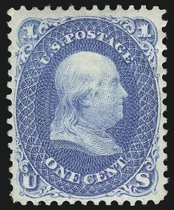 Sale 953, Lot 304, 1861-66 Issue (Scott 56-78)
