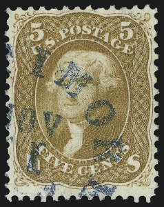 Sale 953, Lot 317, 1861-66 Issue (Scott 56-78)