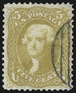 Sale 953, Lot 322, 1861-66 Issue (Scott 56-78)