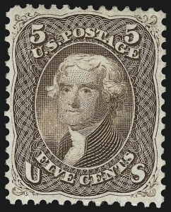 Sale 953, Lot 353, 1861-66 Issue (Scott 56-78)