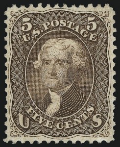 Sale 953, Lot 354, 1861-66 Issue (Scott 56-78)