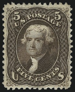 Sale 953, Lot 355, 1861-66 Issue (Scott 56-78)