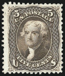 Sale 953, Lot 356, 1861-66 Issue (Scott 56-78)
