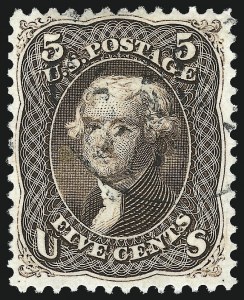 Sale 953, Lot 357, 1861-66 Issue (Scott 56-78)