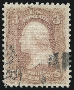 Sale 953, Lot 375, 1867-68 Grilled Issue (Scott 79-101)