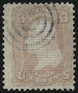 Sale 953, Lot 376, 1867-68 Grilled Issue (Scott 79-101)