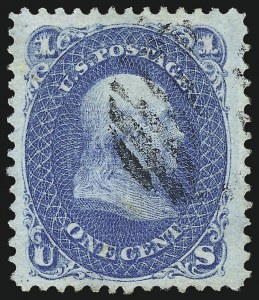 Sale 953, Lot 395, 1867-68 Grilled Issue (Scott 79-101)