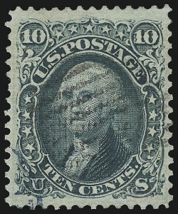 Sale 953, Lot 400, 1867-68 Grilled Issue (Scott 79-101)