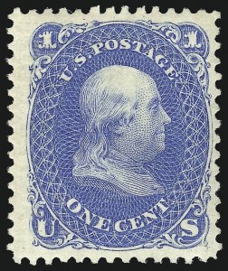 Sale 953, Lot 429, 1875 Re-Issue of 1861-66 Issue (Scott 102-111)