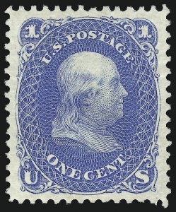 Sale 953, Lot 430, 1875 Re-Issue of 1861-66 Issue (Scott 102-111)