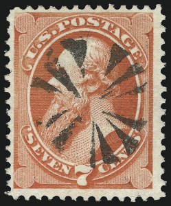 Sale 953, Lot 545, 1870-71 National Bank Note Co. Grilled Issue (Scott 134-144)