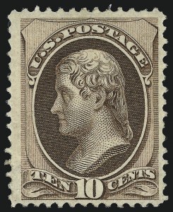 Sale 953, Lot 547, 1870-71 National Bank Note Co. Grilled Issue (Scott 134-144)