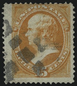 Sale 953, Lot 552, 1870-71 National Bank Note Co. Grilled Issue (Scott 134-144)