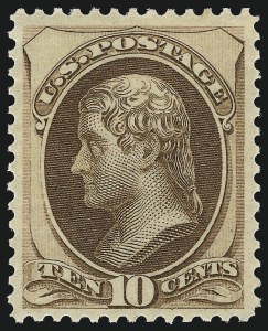Sale 953, Lot 597, 1873 Continental Bank Note Co. Issue (Scott 156-166)