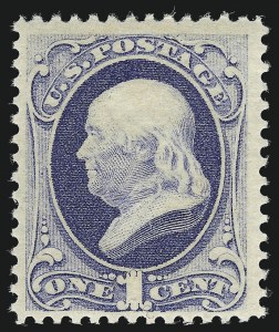 Sale 953, Lot 620, 1879 American Bank Note Co. Issue (Scott 182-191)