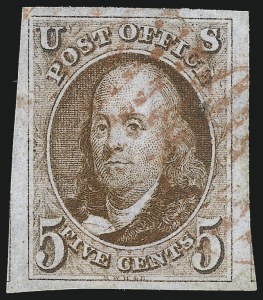 Sale Number 953, Lot Number 65, 1847 Issue (Scott 1-2)